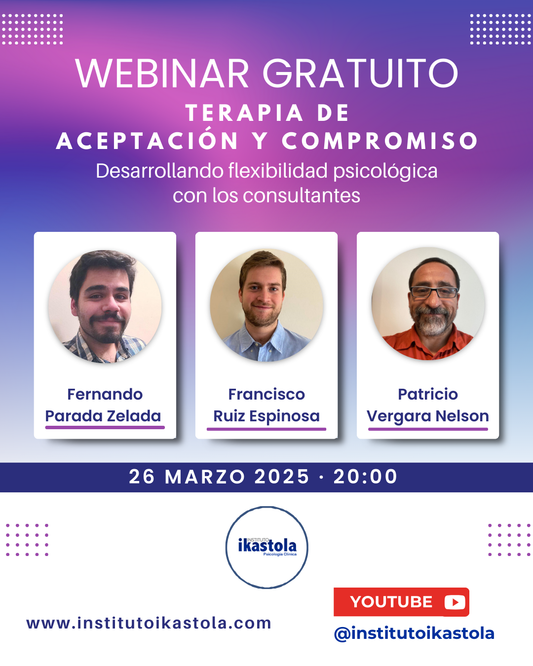 [Miércoles 26 de marzo 2025] Webinar Terapia de Aceptación y Compromiso
